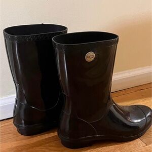 UGG Black Rain Boots